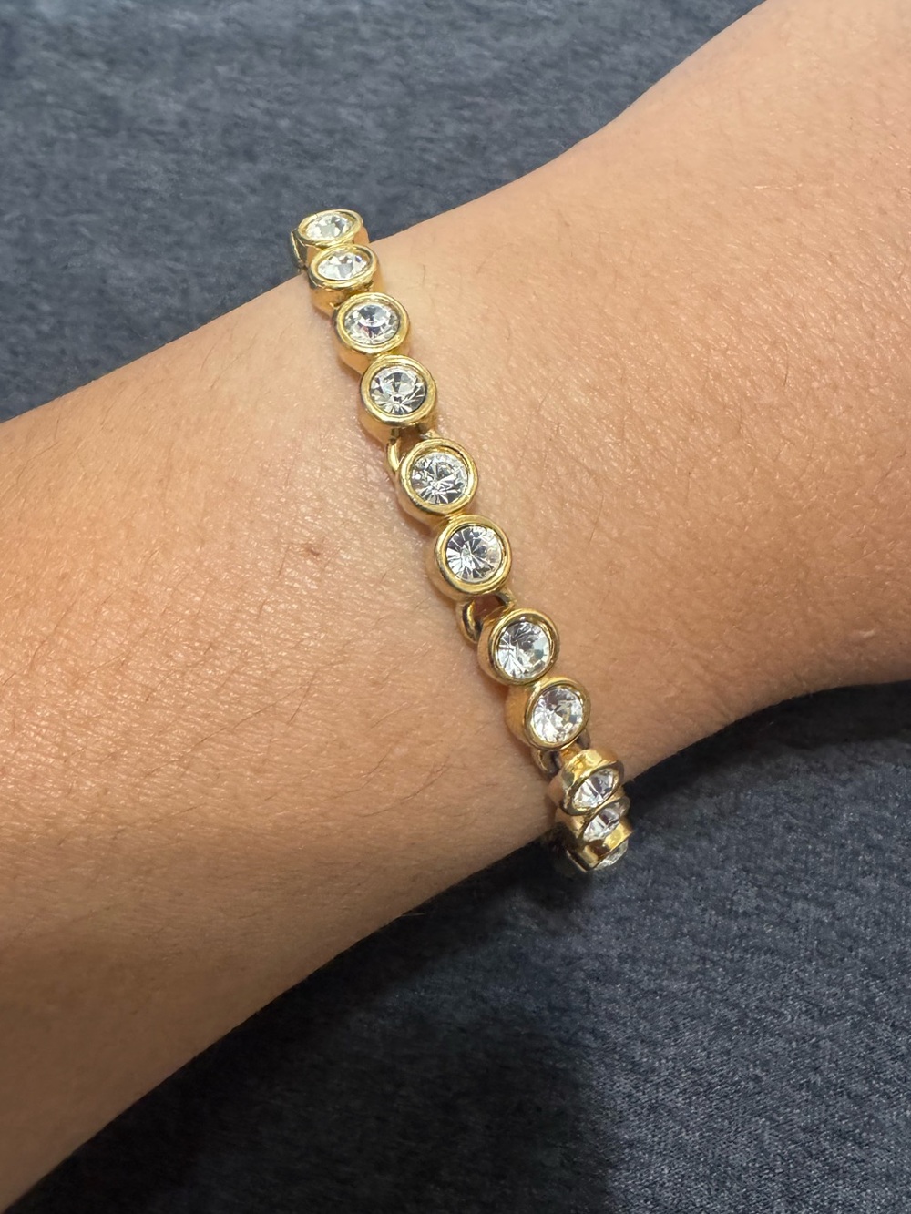 💯 Auth Swarovski tennis bracelet